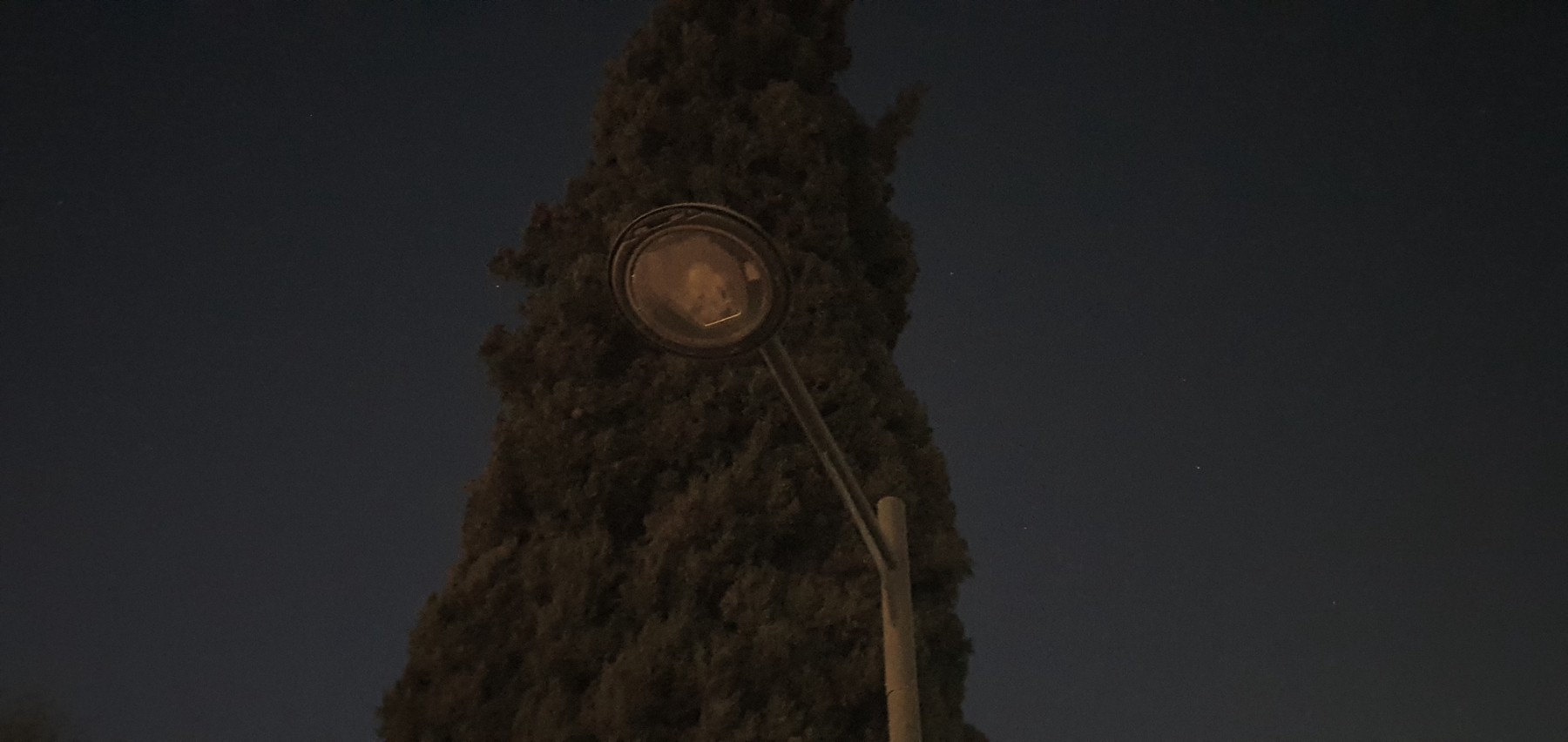 Light not working. Time of photo: 20:39