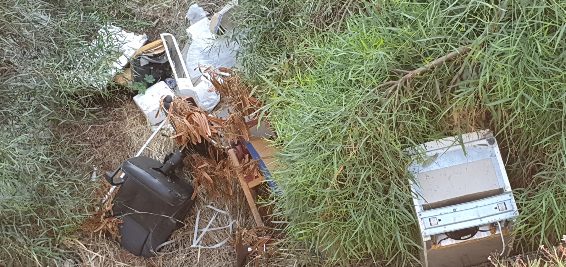 Large items in the river - getting worse everyday