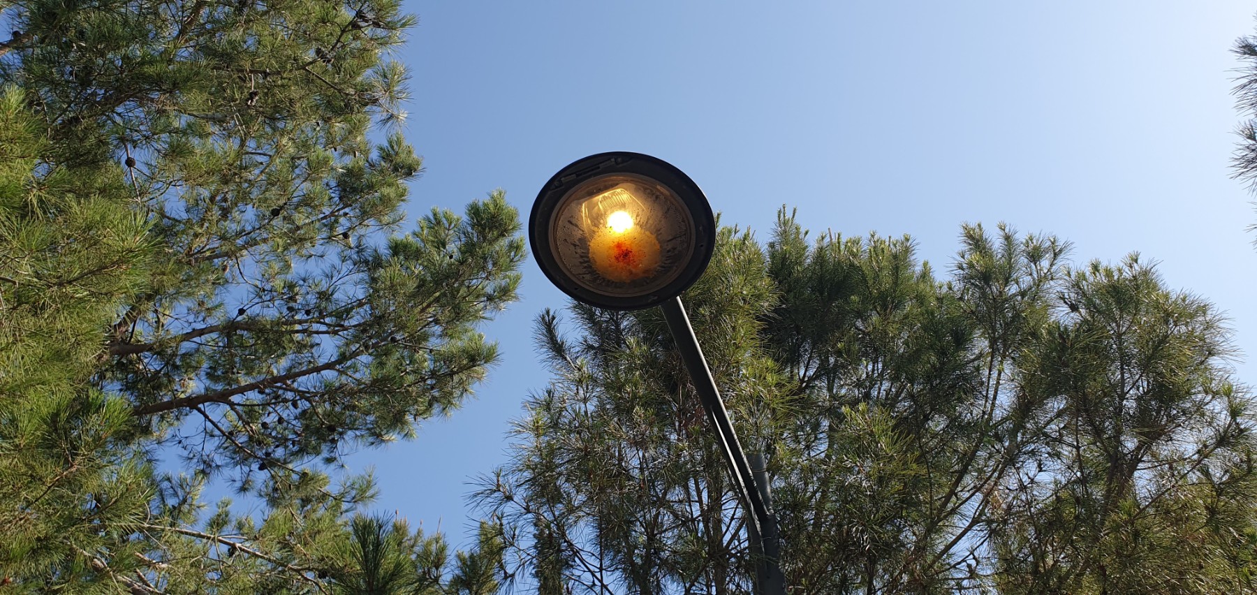 Lights on during the day instead of at night
